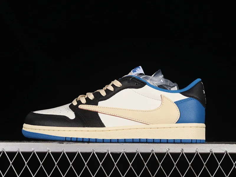 All categories Air Jordan Jordan series basketball shoes Air Jordan 1 Low LJR version Travis Scott x Air Jordan 1 Low OG AJ1 Joe 1 joint overhead hook DM7866-140